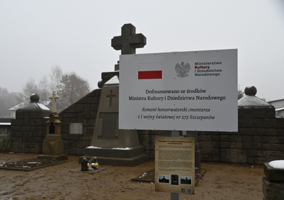 Remont cmentarza w Szczepanowie