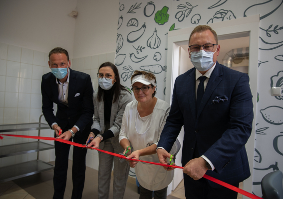 Przebudowa stołówki w Buczu