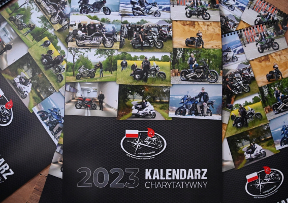 Charytatywny kalendarz od Klubu HDK MotoJadowniki