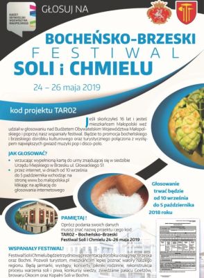 Głosuj na festiwal soli i chmielu