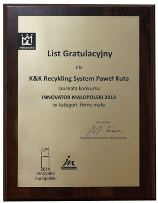 INNOVATOR MAŁOPOLSKI 2014