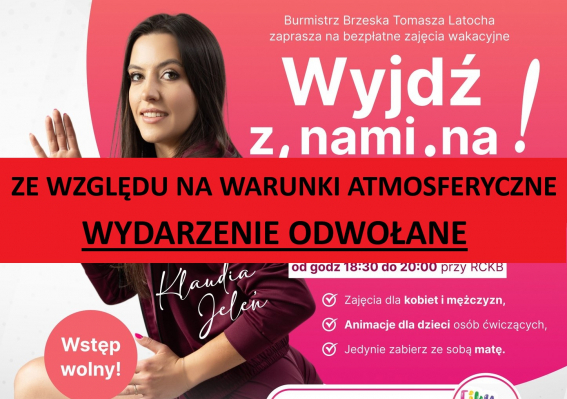 Wyjdź z nami na trening - wydarzenie odwołane