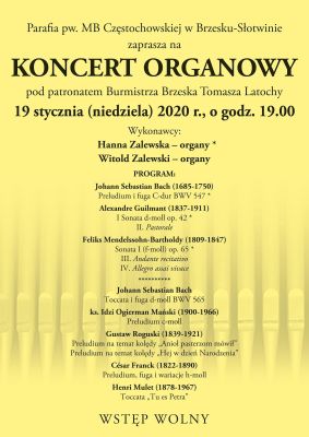 Koncert Organowy
