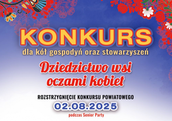 Konkurs „ Dziedzictwo wsi oczami kobiet”