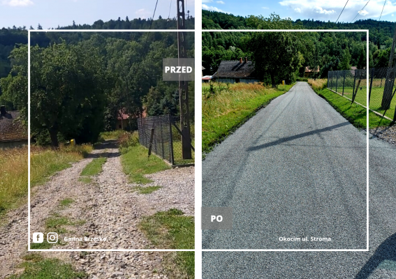 Remonty dróg w mieście i sołectwach