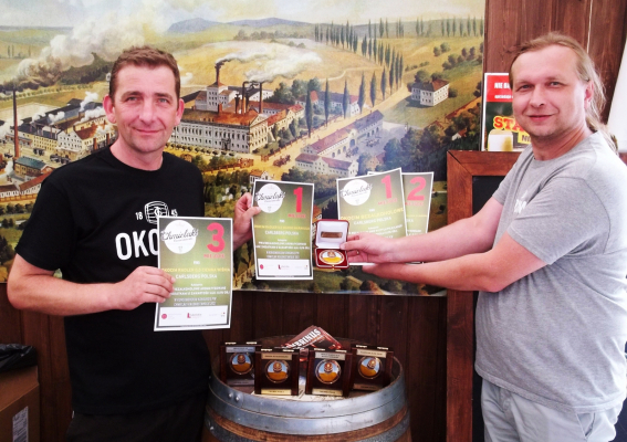 Okocimskie Radlery z medalami