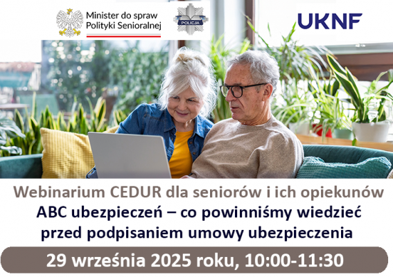 Bezpłatne webinarium dla seniorów