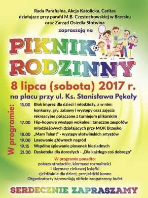 Piknik rodzinny na osiedlu Słotwina