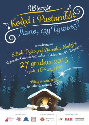 Wieczór kolęd i pastorałek