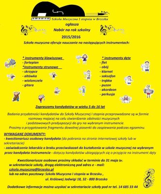 Nabór do Szkoły Muzycznej