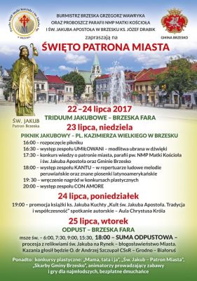 Święto patrona miasta – piknik Jakubowy