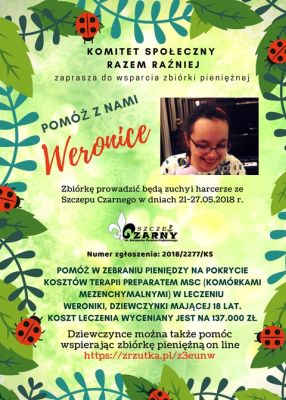 Pomóż z nami Weronice!