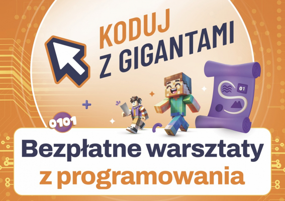 Koduj z Gigantami po raz czternasty! Zapisy na największe bezpłatne warsztaty z programowania wystartowały.