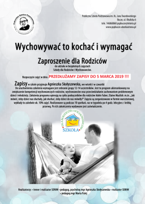 Szkoła dla rodziców i wychowawców