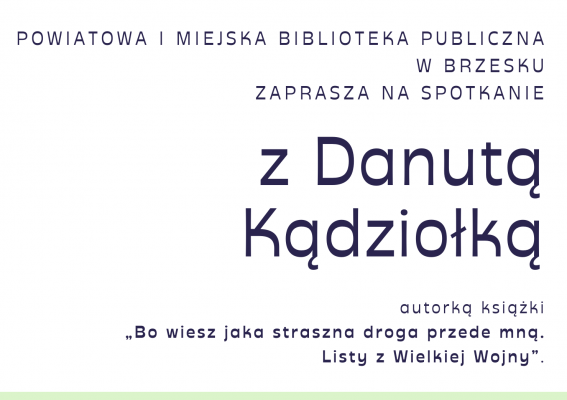 Spotkanie autorskie z Danutą Kądziołką