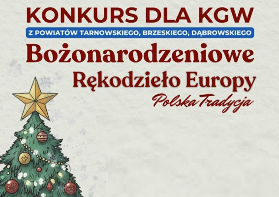 Konkurs dla KGW „Bożonarodzeniowe Rękodzieło Europy – Polska Tradycja”
