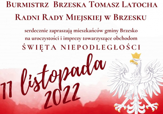 Zaproszenie na Święto Niepodległości