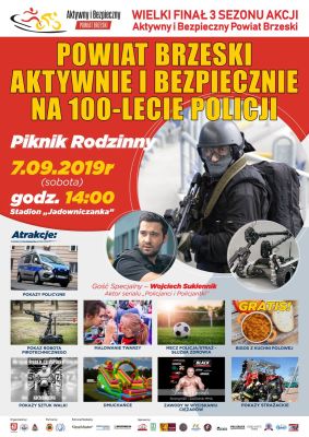 Aktywnie i bezpiecznie na 100-lecie policji