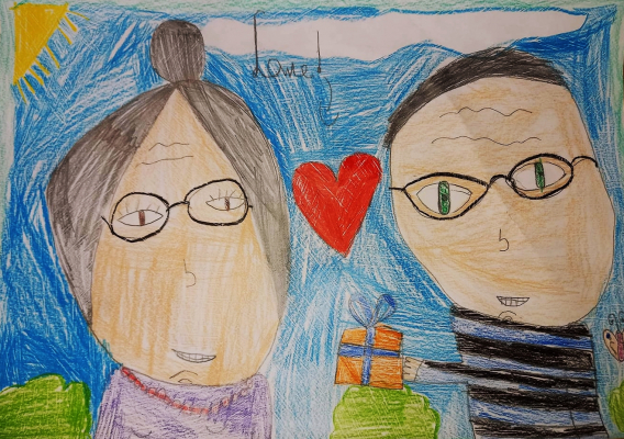 Portret babci i dziadka