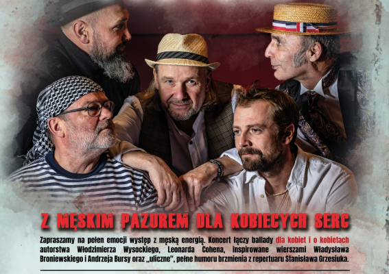 Koncert Projekt Volodia – „Z męskim pazurem dla kobiecych serc”