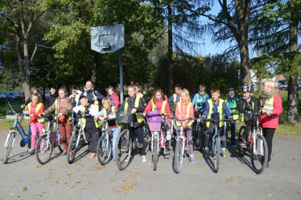 Odblaskowy rajd rowerowy