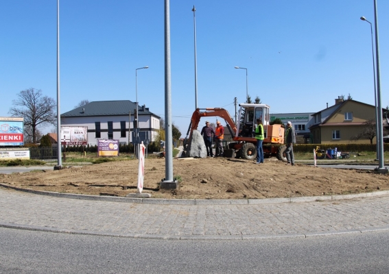 Upiększamy rondo w Brzesku
