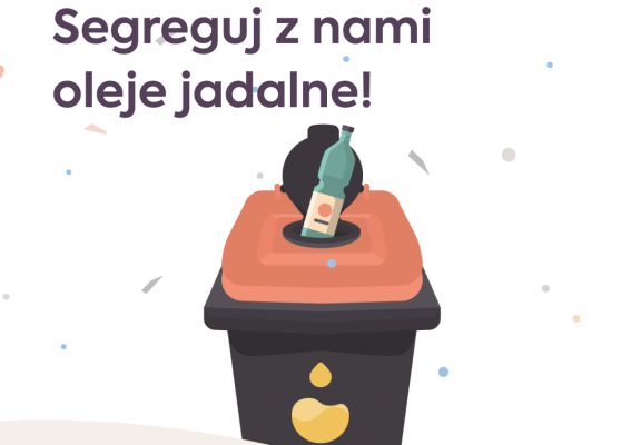 Jesteśmy EKO -segregujemy olej jadalny