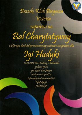 Charytatywnie dla Igi Hudyki