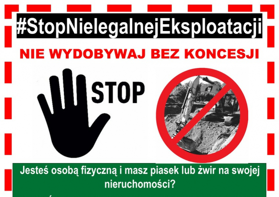 Nie wydobywaj bez koncesji!