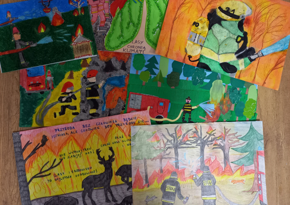 Strażacki Konkurs Plastyczny – etap powiatowy