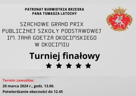 Szachowe Grand Prix PSP w Okocimiu