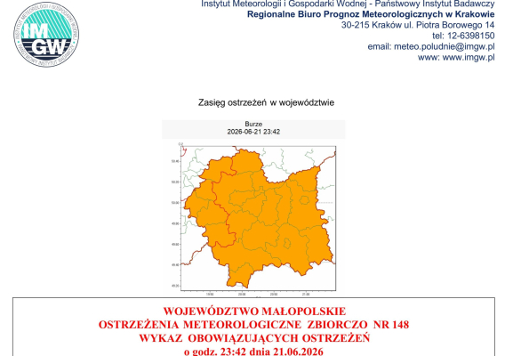 Ostrzeżenie meteorologiczne