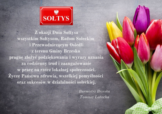 Życzenia z okazji Dnia Sołtysa