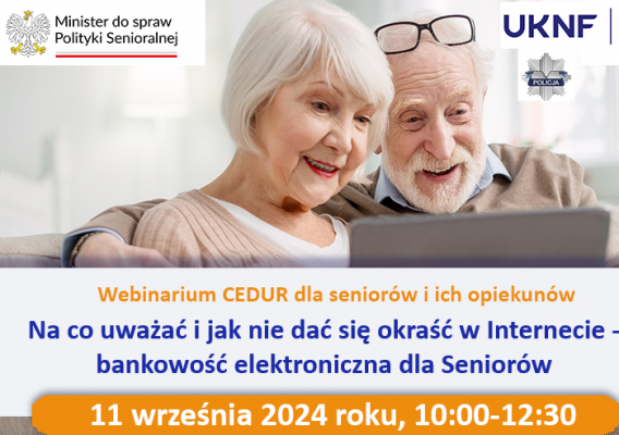 Webinarium dla seniorów i ich opiekunów