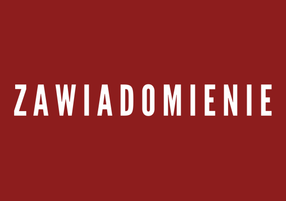Zawiadomienie o wszczęciu postępowania administracyjnego