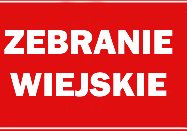 Zebranie mieszkańców w Jasieniu