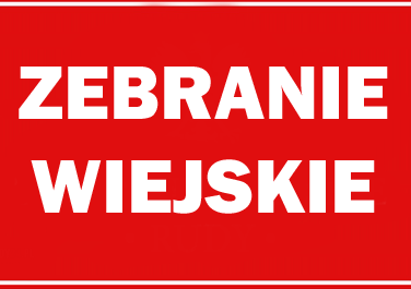 Zebranie mieszkańców Sterkowca