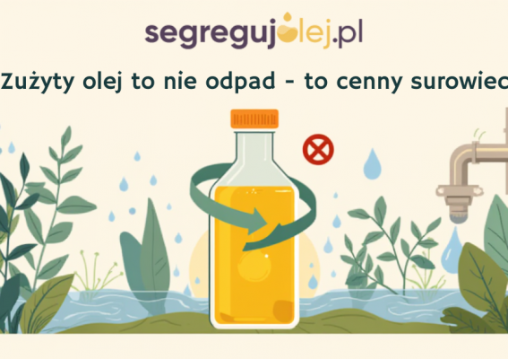 Zużyty olej to nie odpad — to cenny surowiec
