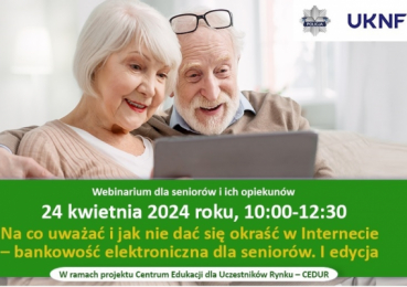 Webinarium dla seniorów i ich opiekunów
