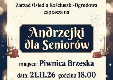 Andrzejki dla seniorów w Piwnicy Brzeskiej