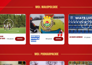 Głosowanie na LKS „Jasienianka” Jasień