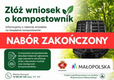 Nabór na bezpłatne kompostowniki zakończony