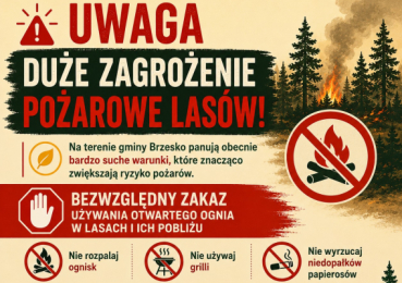 UWAGA! Zagrożenie pożarowe!