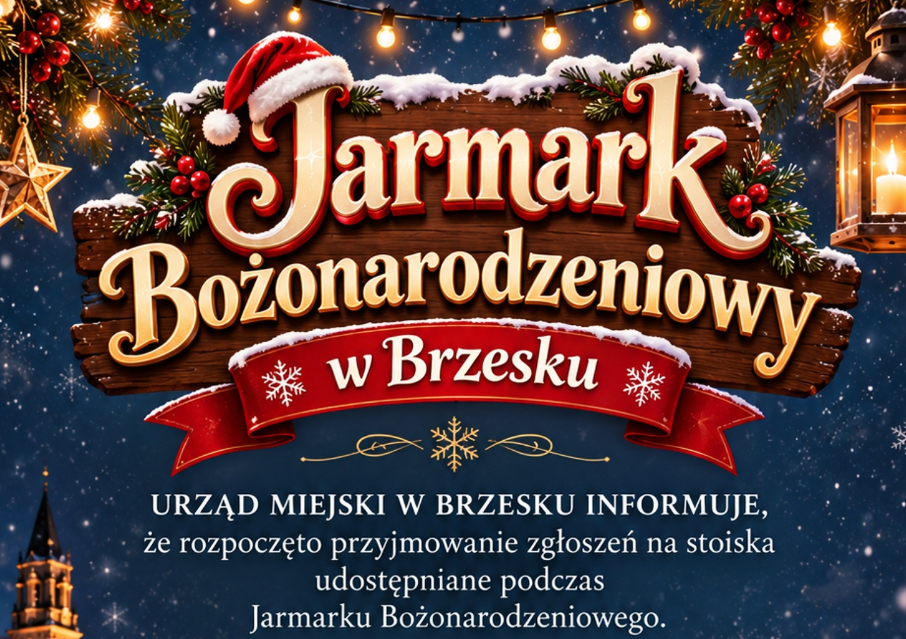 Zapraszamy wystawców do udziału w jarmarku bożonarodzeniowym - zgłoszenia do 30 października