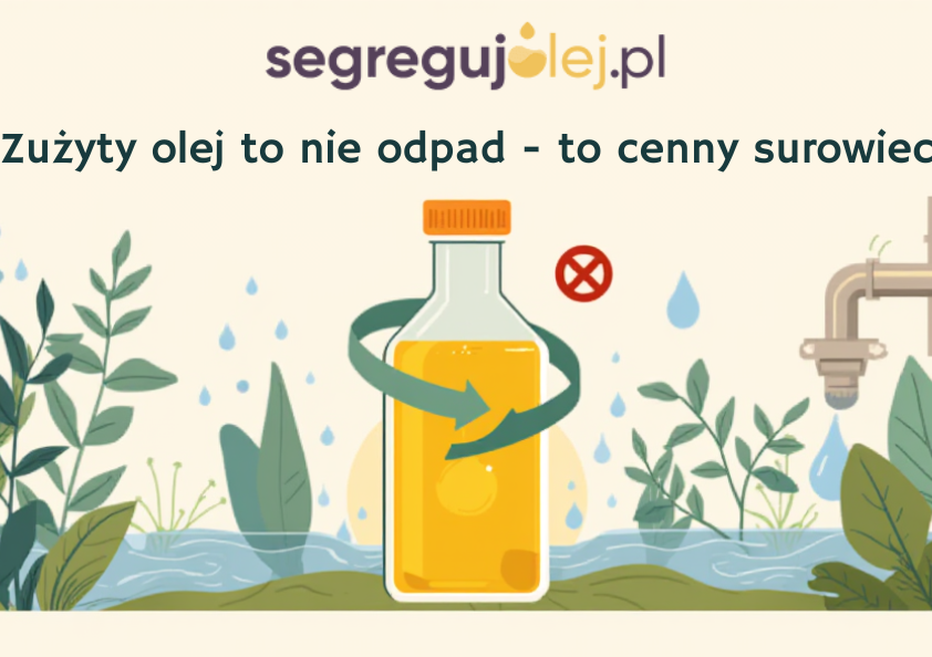 Zużyty olej to nie odpad — to cenny surowiec